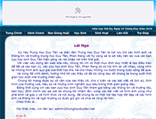 Tablet Screenshot of kyyeu.trunghocduytan.com